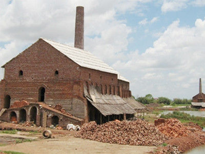 Lò gạch ở huyện Gia Bình, tỉnh Bắc Ninh. Ảnh: CTV