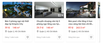 Nhiều căn hộ tại dự án siêu sang ở TP HCM có giá từ vài chục đến vài trăm tỷ đồng.