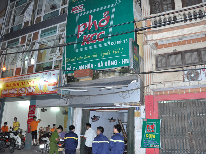 Hiện trường nơi xảy ra vụ việc