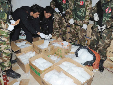 Ma túy đá bị tịch thu ở nhà Phó bí thư Thái Hán Vũ