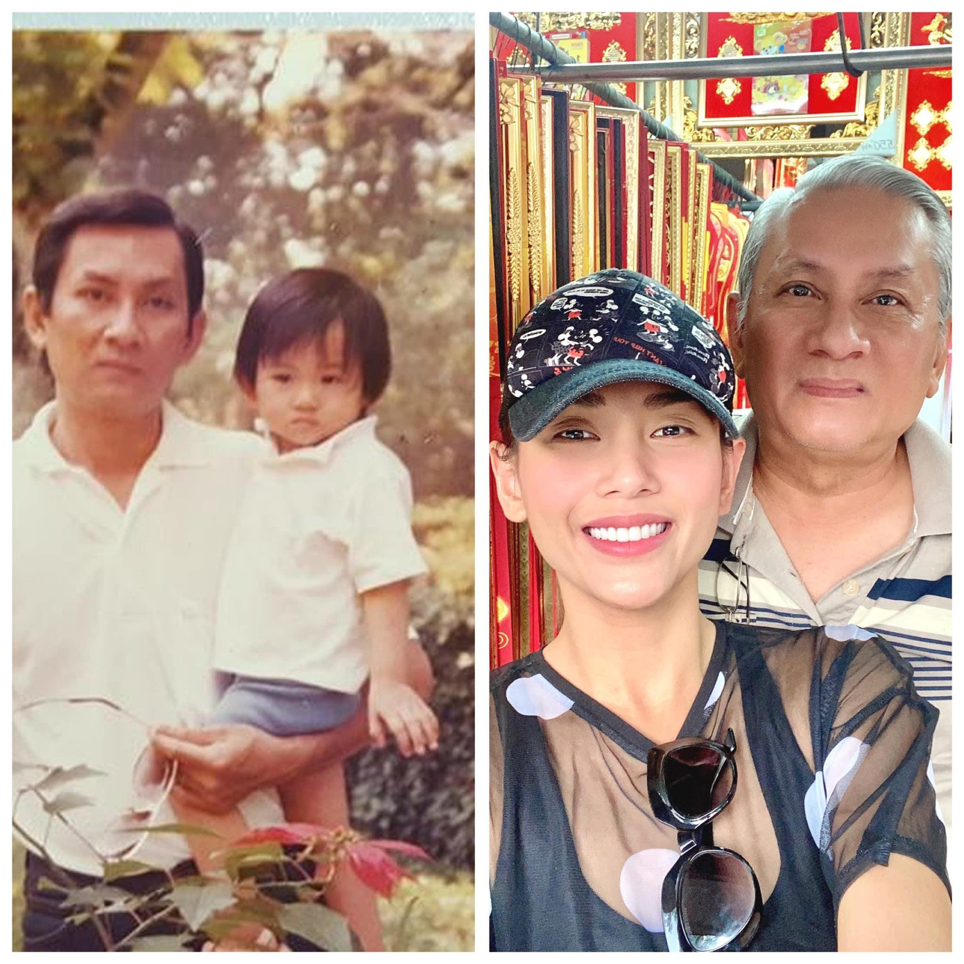 Siêu mẫu, Á hậu Võ Hoàng Yến gây chú ý khi khoe ảnh chụp cùng bố nhân dịp sinh nhật phụ huynh. Các fans dành nhiều lời khen cho ngoại hình phong độ, điển trai của bố Võ Hoàng Yến.