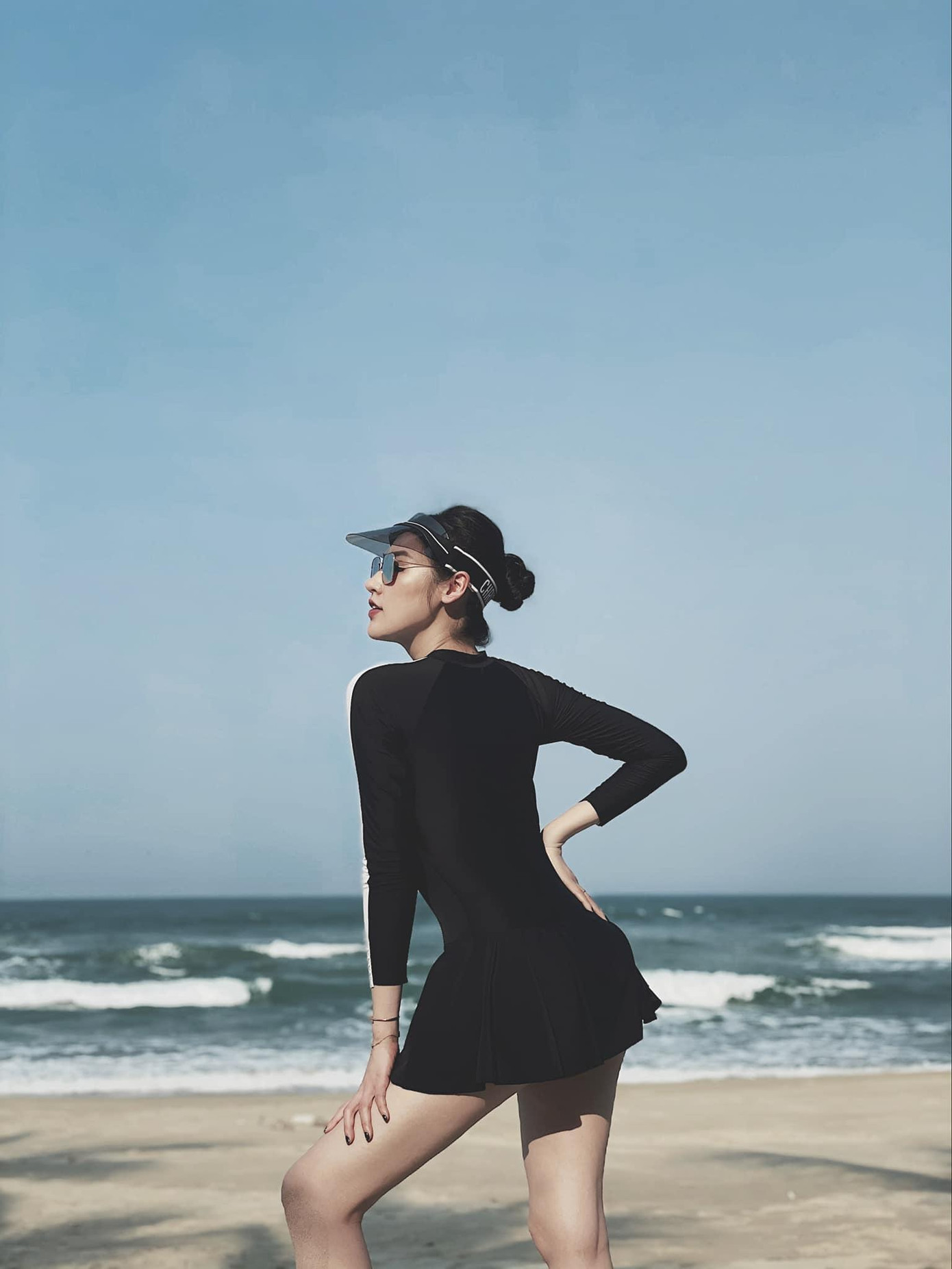 Á hậu Việt Nam 2012 ngày càng thanh mảnh, quyến rũ sau khi sinh quý tử đầu lòng.