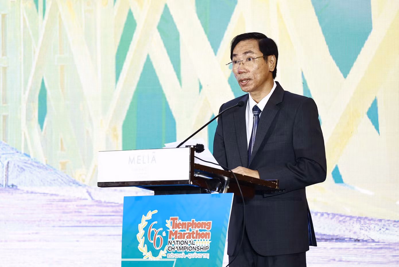 Ông Lê Minh Tuấn - Giám đốc Sở Văn hóa, Thể thao và Du lịch tỉnh Quảng Trị, Phó trưởng Ban tổ chức Giải Vô địch Quốc gia Marathon và cự ly dài báo Tiền Phong lần thứ 66 - năm 2025.