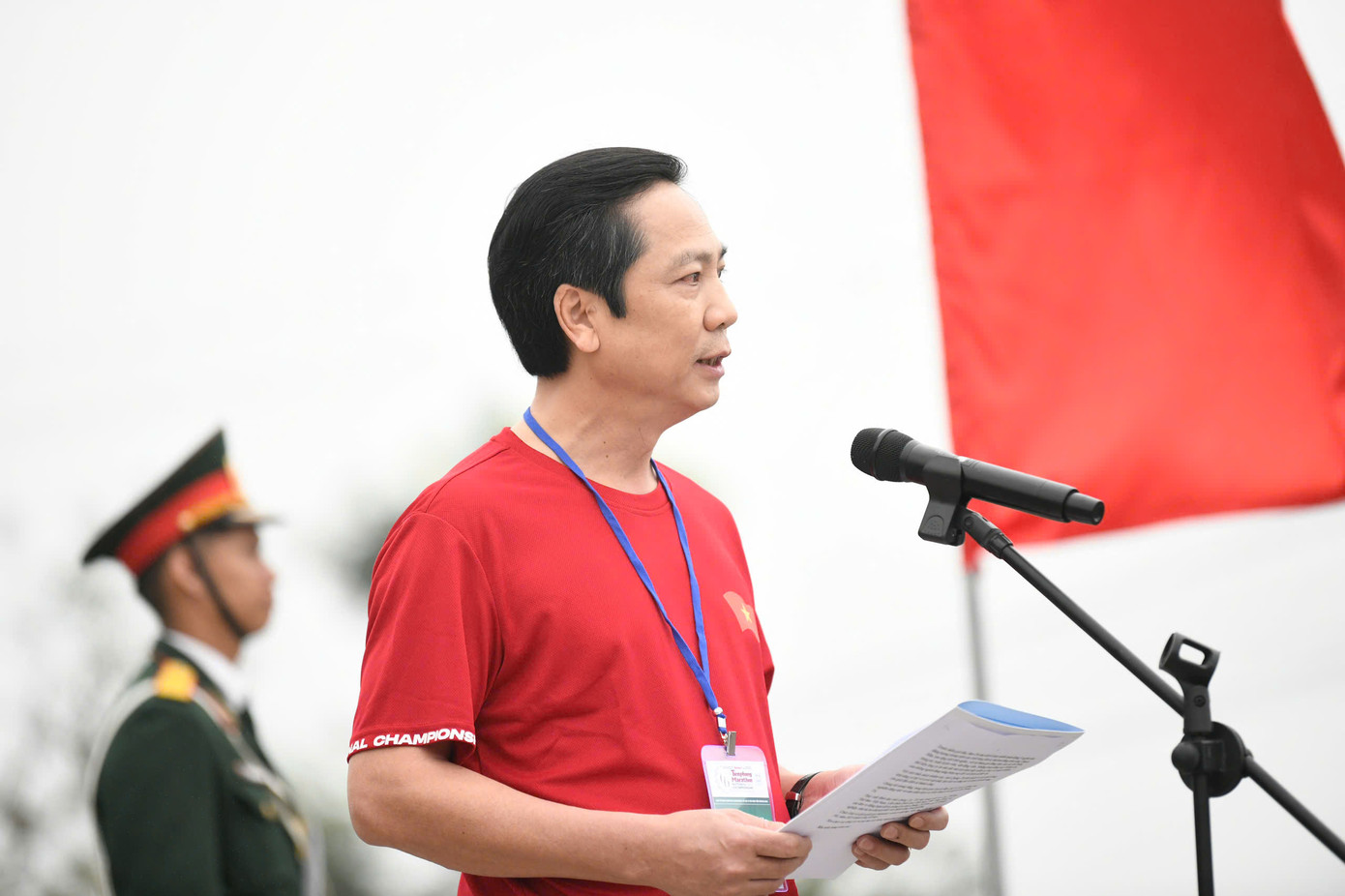 Ông Hoàng Nam – Phó Chủ tịch UBND tỉnh Quảng Trị, Trưởng ban tổ chức Giải Vô địch Quốc gia Marathon và cự ly dài báo Tiền Phong lần thứ 66 - năm 2025.