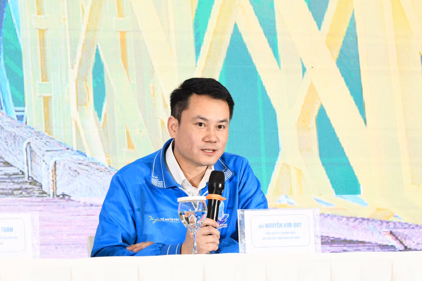 Anh Nguyễn Kim Quy - Phó Chủ tịch Thường trực Trung ương Hội Liên hiệp Thanh niên Việt Nam.