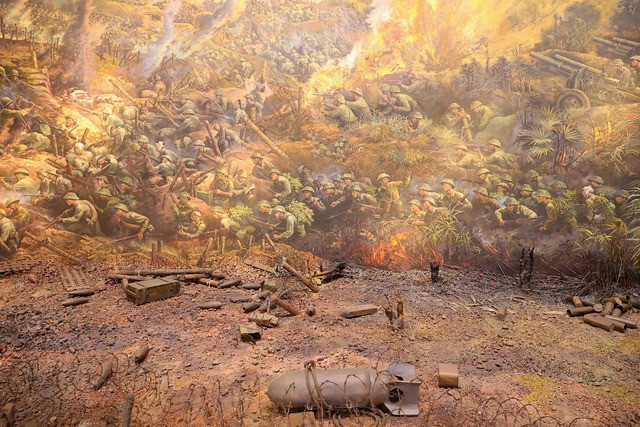 Bảo tàng Chiến thắng lịch sử Điện Biên Phủ tái hiện những ngày tháng vất vả, gian lao nhưng anh dũng, bất khuất, kiên cường của quân và dân ta trong chiến dịch - Ảnh: VGP/Nhật Bắc Bảo tàng Chiến thắng lịch sử Điện Biên Phủ tái hiện những ngày tháng vất vả, gian lao nhưng anh dũng, bất khuất, kiên cường của quân và dân ta trong chiến dịch - Ảnh: VGP/Nhật Bắc