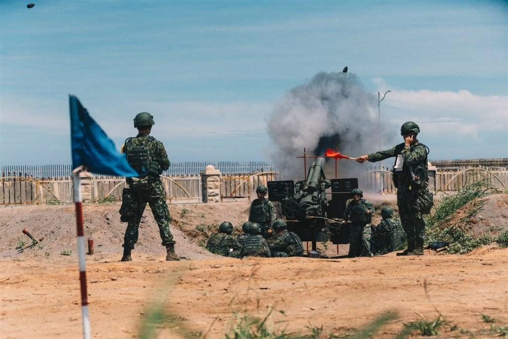 Binh sĩ Đài Loan (Trung Quốc) tập trận. Ảnh: CNA. Binh sĩ Đài Loan (Trung Quốc) tập trận. Ảnh: CNA.