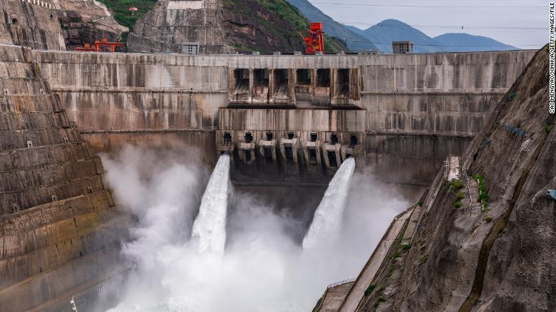 Nhà máy thủy điện Baihetan nằm giữa tỉnh Tứ Xuyên và tỉnh Vân Nam của Trung Quốc. Ảnh: Xinhua. Nhà máy thủy điện Baihetan nằm giữa tỉnh Tứ Xuyên và tỉnh Vân Nam của Trung Quốc. Ảnh: Xinhua.