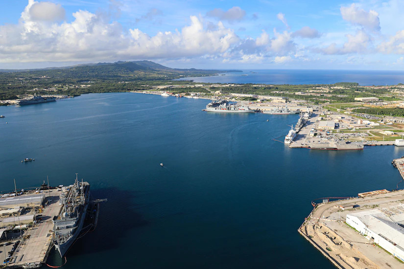 Một góc đảo Guam. Ảnh: Bộ Quốc phòng Mỹ.