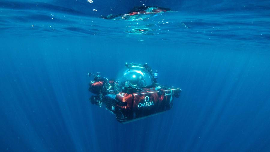 Tàu lặn Omega Seamaster 2. Ảnh: AP. Tàu lặn Omega Seamaster 2. Ảnh: AP.