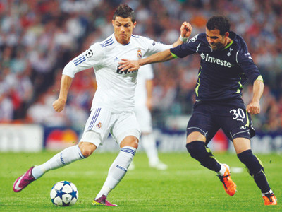 Không khó để Ronaldo và đồng đội có kết quả thuận lợi trước Tottenham đêm nay Ảnh: Getty Images