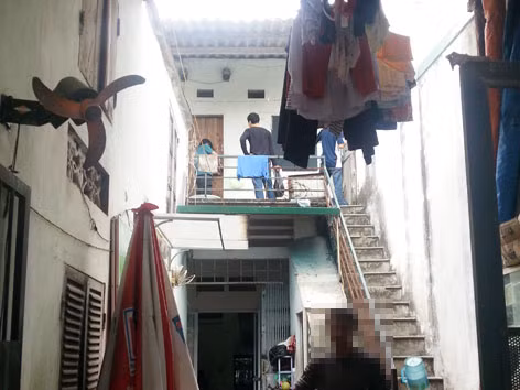 Khu phòng trọ nơi xảy ra vụ án mạng kinh hoàng rạng sáng ngày 21-11