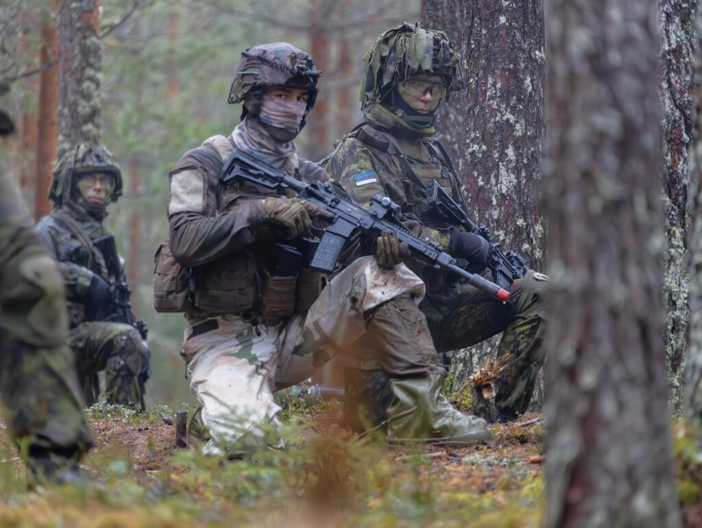 Binh sĩ Estonia. Ảnh: Lực lượng Phòng vệ Estonia. Binh sĩ Estonia. Ảnh: Lực lượng Phòng vệ Estonia.