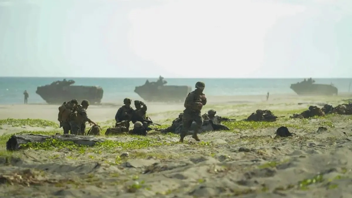 Mỹ và Philippines tập trận chung Balikatan. Ảnh: Palawan News.