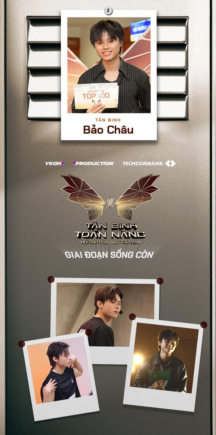 Bảo Châu khép lại hành trình đáng nhớ tại Tân Binh Toàn Năng. Ảnh: BTC. Bảo Châu khép lại hành trình đáng nhớ tại Tân Binh Toàn Năng. Ảnh: BTC.