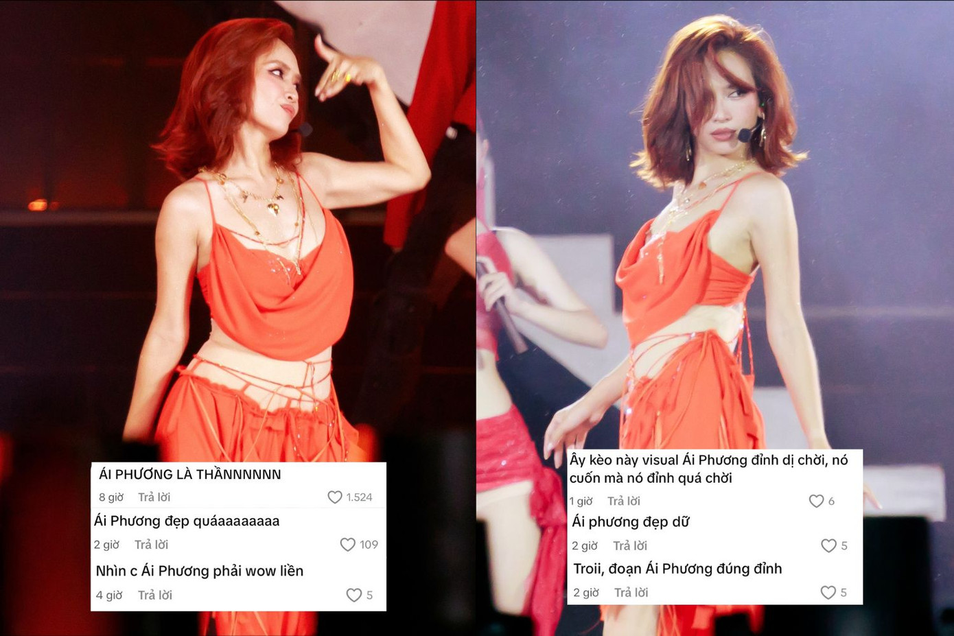 Visual đỉnh cao của Ái Phương nhanh chóng viral khắp cõi mạng.