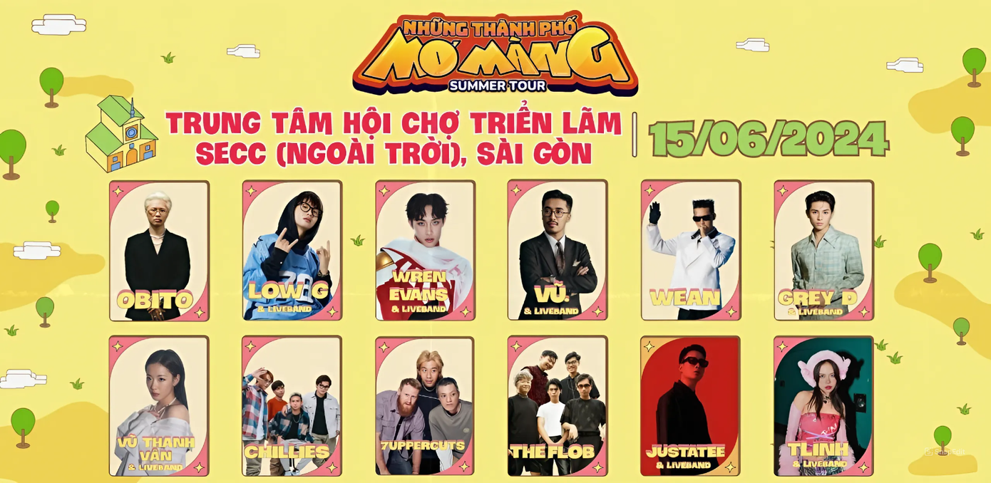 Những cái tên Vũ., Chillies, Grey D,... vốn là "khách quen" nhiều năm của NTPMM. Những cái tên Vũ., Chillies, Grey D,... vốn là "khách quen" nhiều năm của NTPMM.