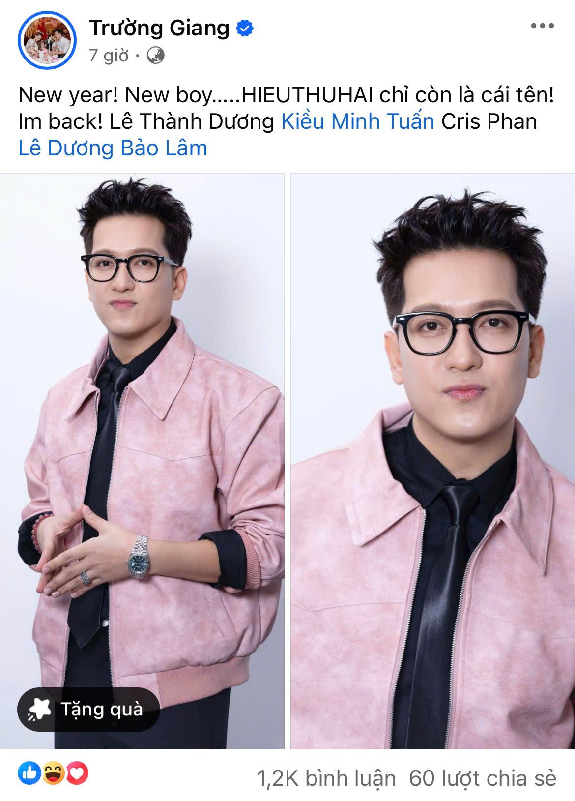 Trường Giang thay đổi ngoại hình, trông trẻ trung hơn hẳn. Trường Giang thay đổi ngoại hình, trông trẻ trung hơn hẳn.