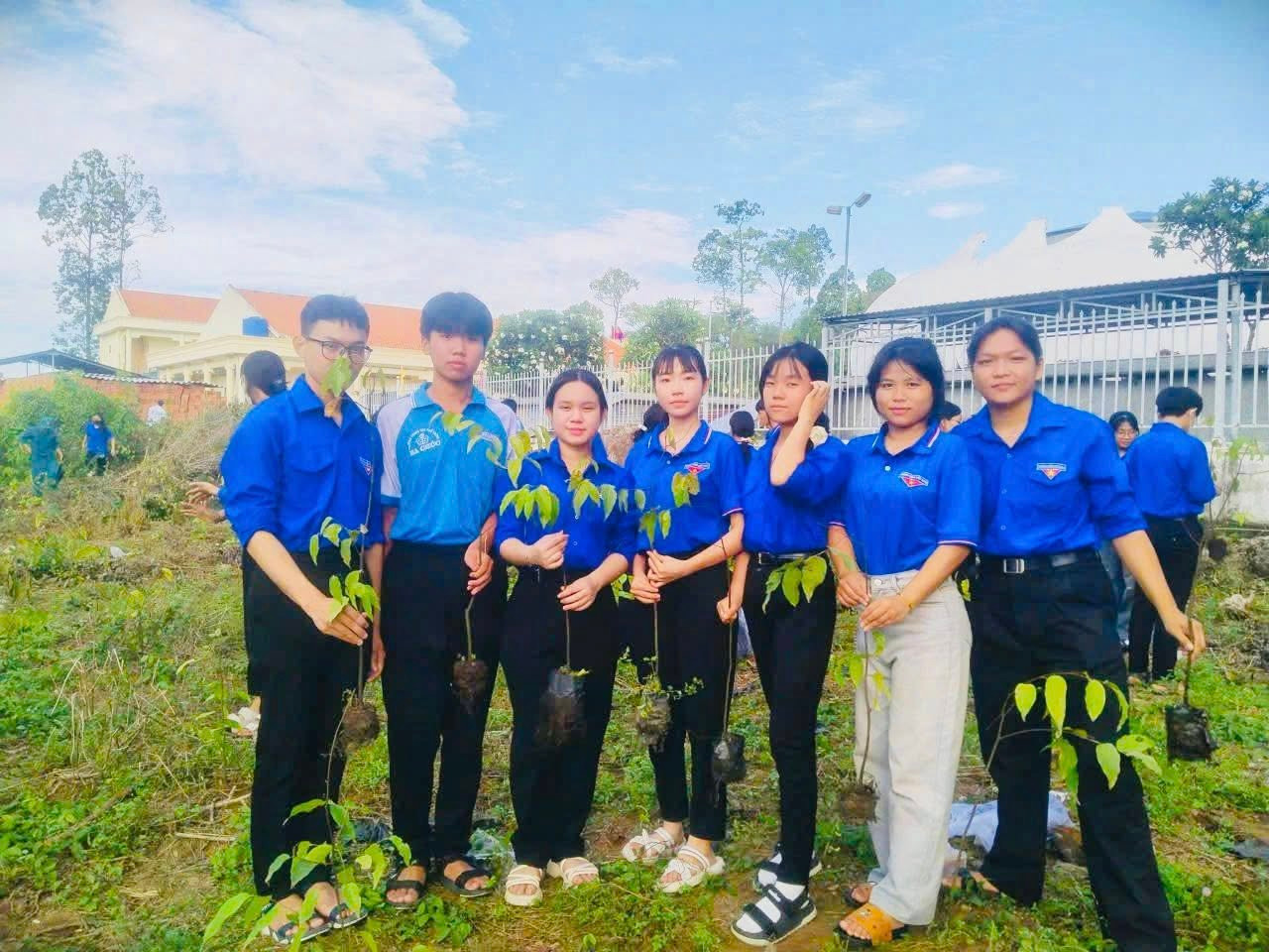 Ảnh: Đoàn Trường THPT Ba Chúc. Ảnh: Đoàn Trường THPT Ba Chúc.