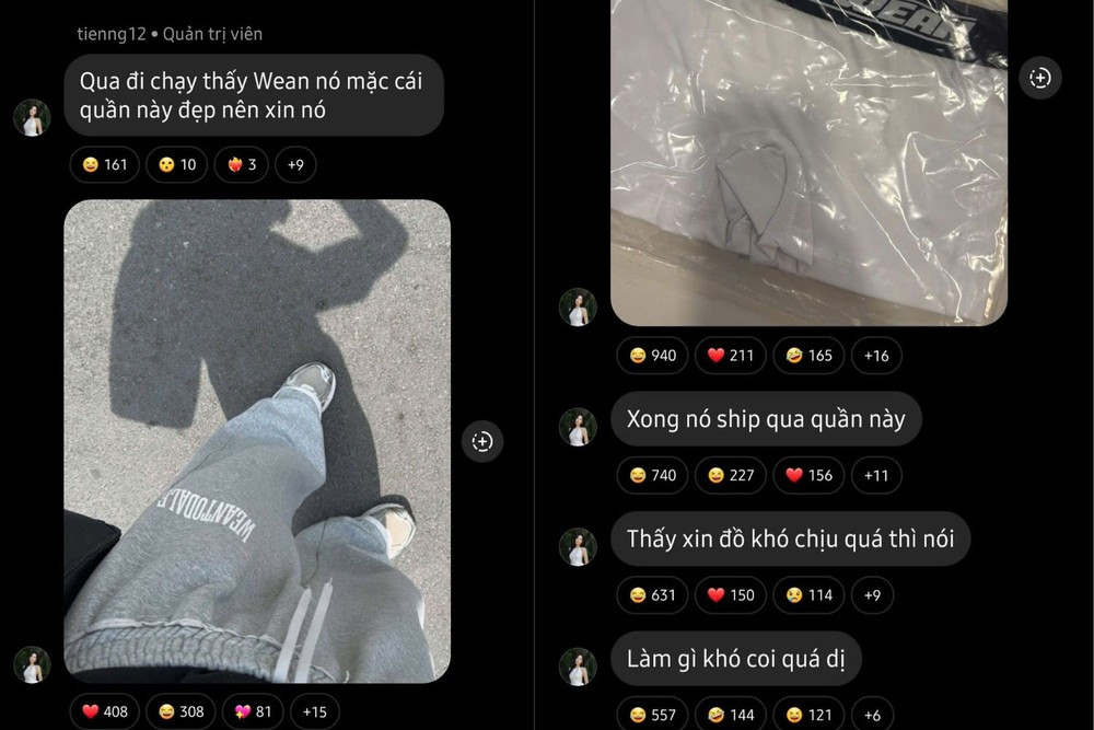 Trước đó WEAN còn "gửi nhầm quà" cho nàng hậu khiến cô bất lực.