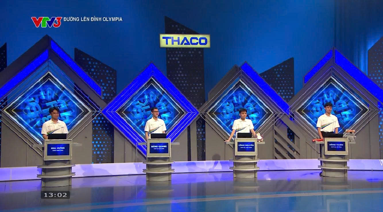 Bốn gương mặt điển trai của cuộc thi tuần này.