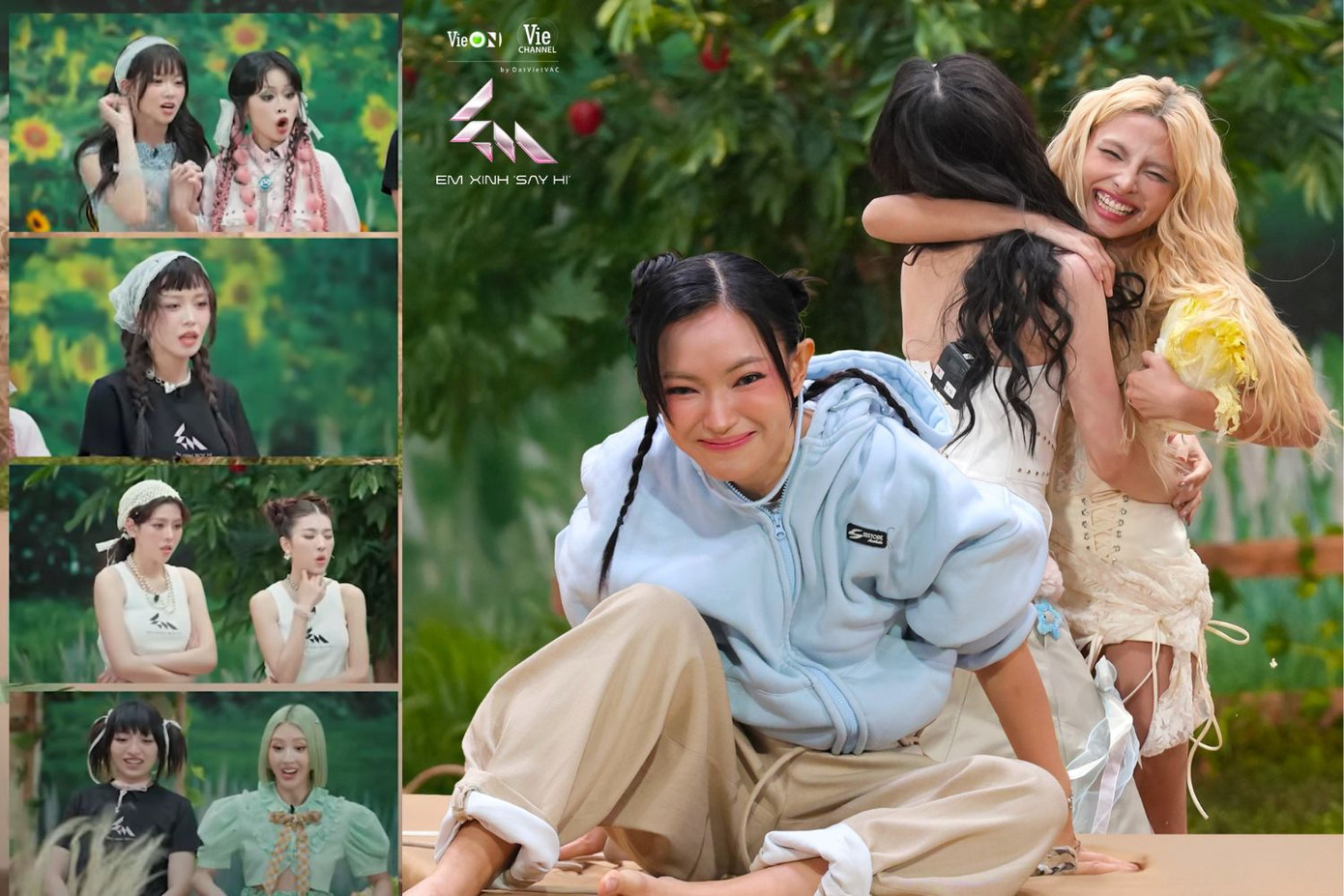 Dàn Em Xinh lăn xả hết mình để đem về lợi thế chọn bài hát cho đội.