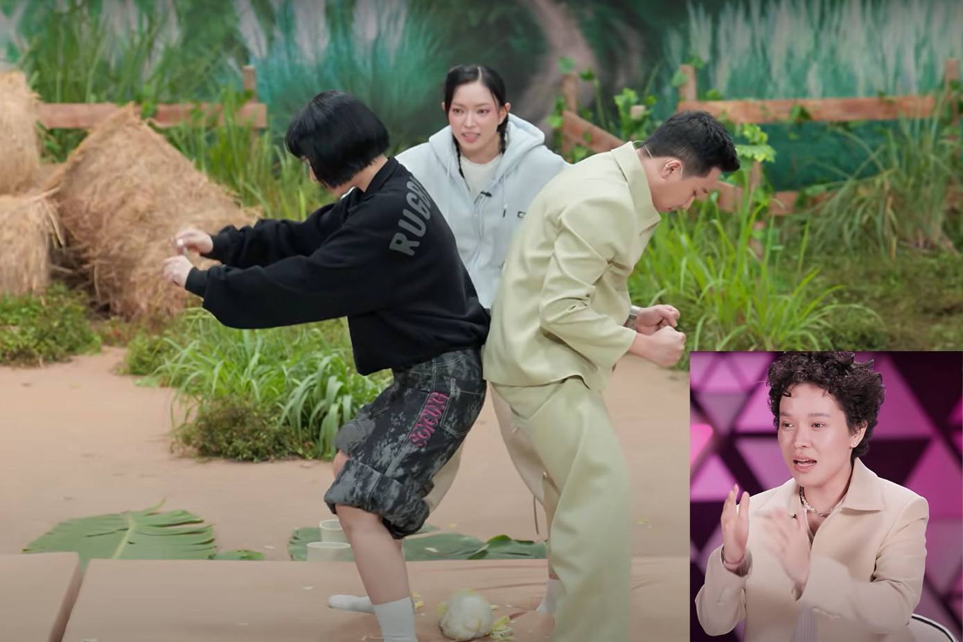 Tiên Tiên cũng bất ngờ trước độ lực điền của Miu Lê: "Tiên không ngờ là Miu có thể kinh hãi như vậy. Cái khoảnh khắc mà Miu đè bẹp anh Trấn Thành, Tiên mà vô tay Miu thì Tiên chỉ còn là một tờ giấy A4".