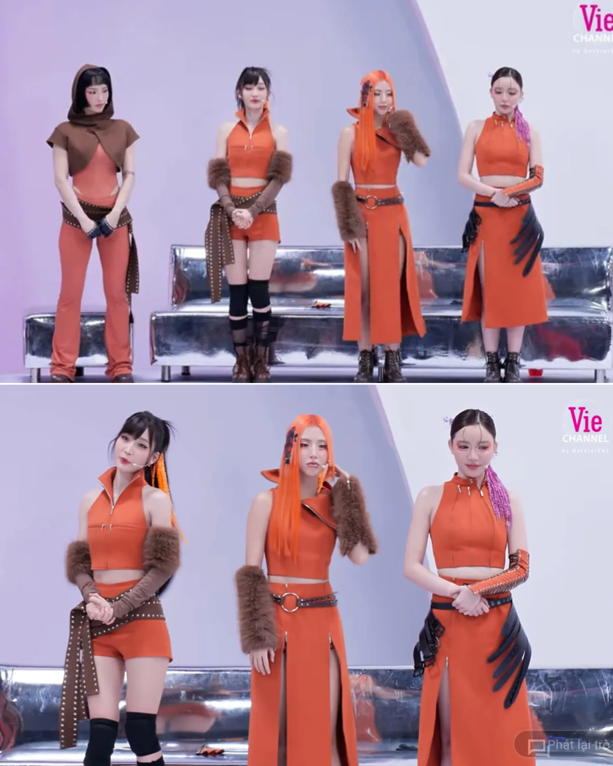 Khán giả liên tưởng trang phục đến những “nữ ninja”.