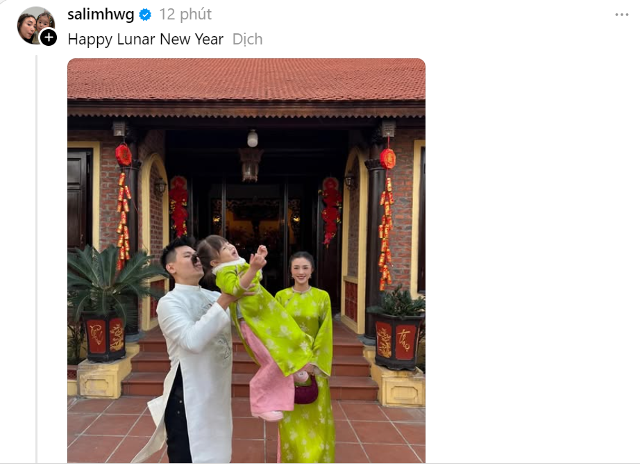 Gia đình Salim tham gia đường đua khoe ảnh Tết cùng ERIK. Gia đình Salim tham gia đường đua khoe ảnh Tết cùng ERIK.