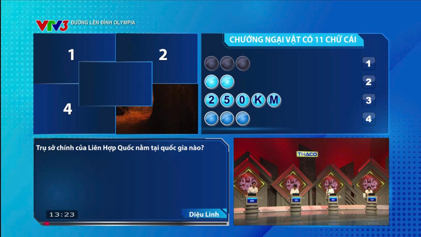 Diệu Linh tỏa sáng với đáp án "Địa Đạo Củ Chi".