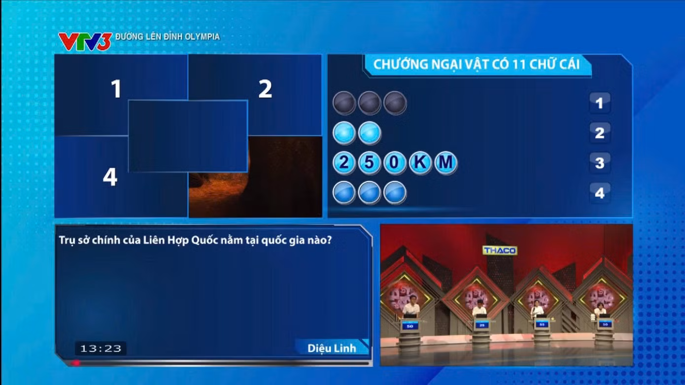 Diệu Linh tỏa sáng với đáp án "Địa Đạo Củ Chi".