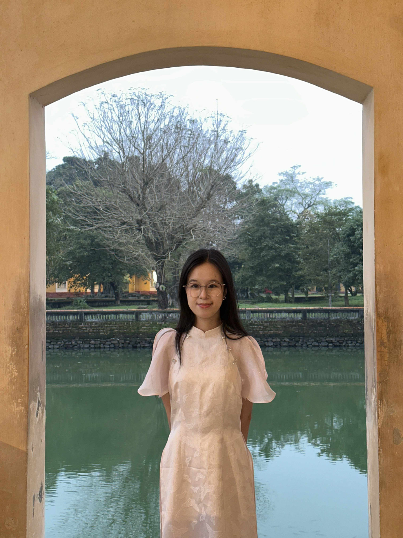 &quot;Lập dàn ý nhanh trước khi viết bài để tăng tính rõ ràng, mạch lạc, tạo thiện cảm với người chấm&quot; - Tuyết Ngân nhắn nhủ. Ảnh: NVCC