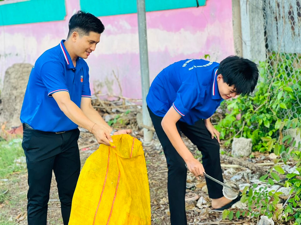 Ảnh: Đoàn Trường THPT Ba Chúc. Ảnh: Đoàn Trường THPT Ba Chúc.