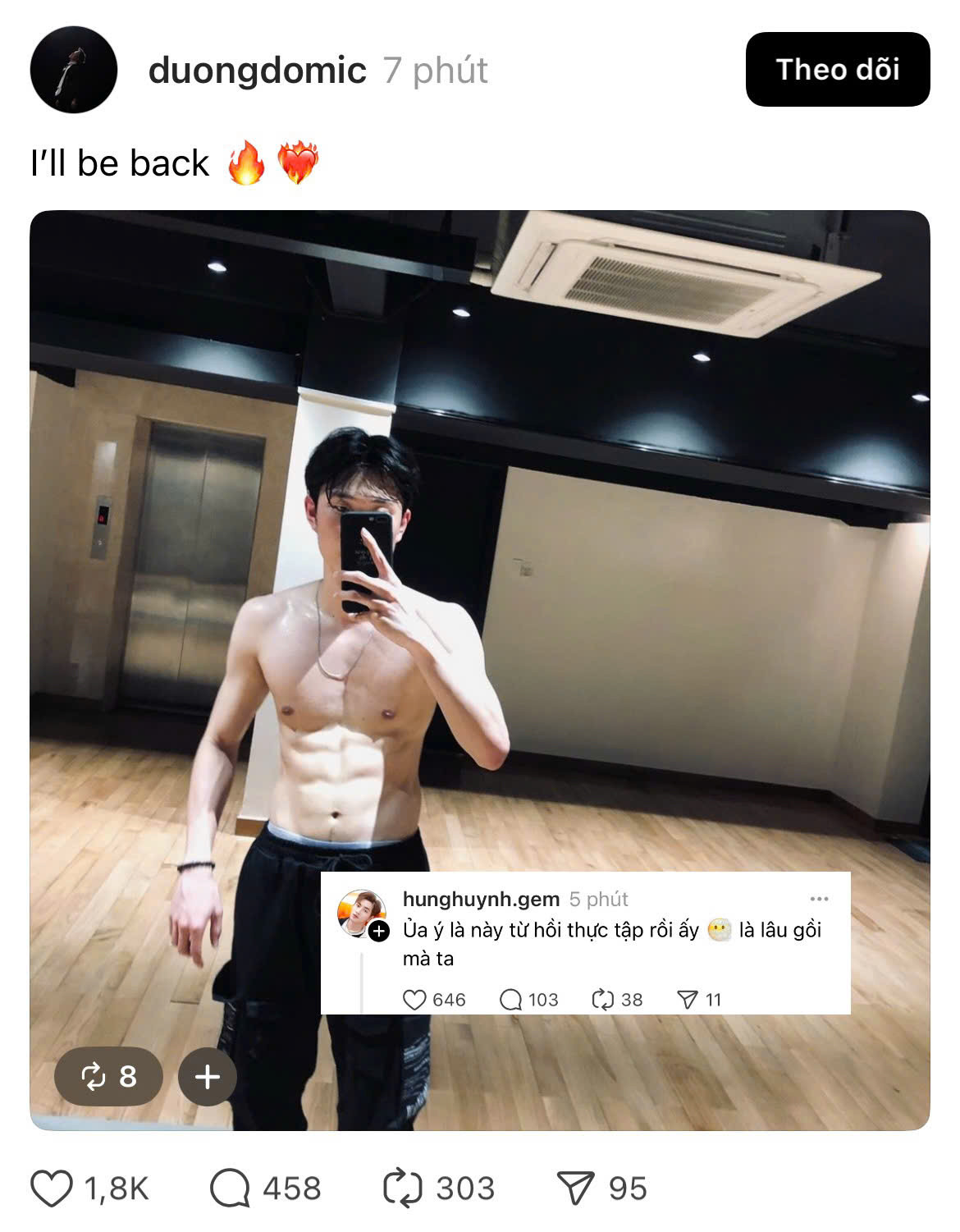 Dương Domic đính chính nhưng bị Hùng Huỳnh tiết lộ sự thật.