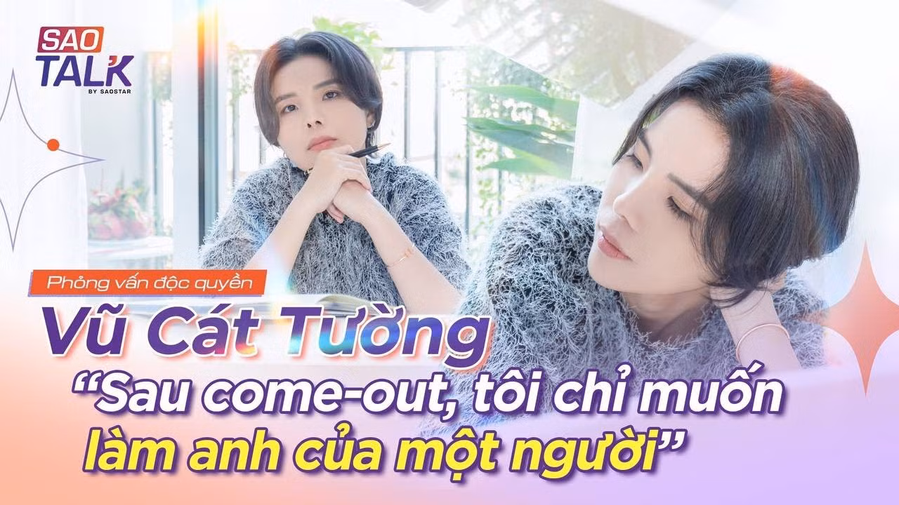 Quyết định công khai giới tính của Vũ Cát Tường khiến khán giả bất ngờ.