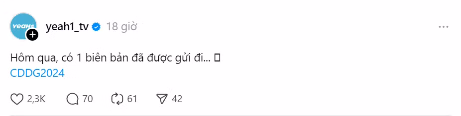 NSX Chị Đẹp Đạp Gió có tiết lộ "có 1 biên bản đã được gửi đi" khiến fan càng "chắc cú" về đêm concert sắp tới.