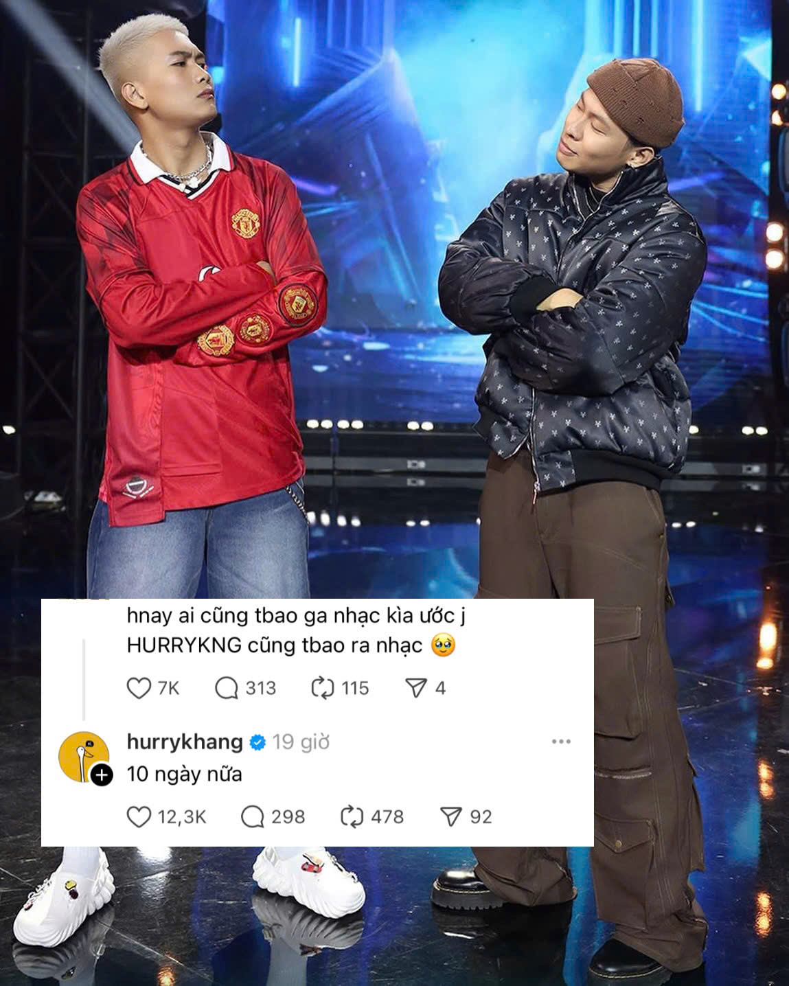 Fan đoán HURRYKNG không ám chỉ sản phẩm cá nhân mà nói về dự án chung của BigTeam. Fan đoán HURRYKNG không ám chỉ sản phẩm cá nhân mà nói về dự án chung của BigTeam.