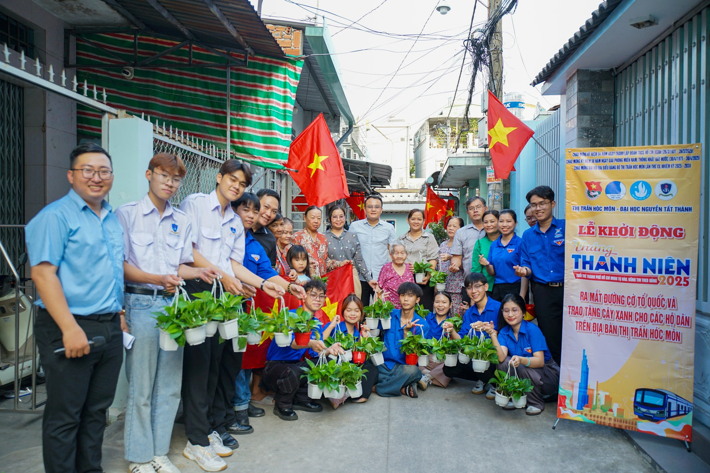 Ảnh: Đoàn - Hội Sinh viên trường ĐH Nguyễn Tất Thành