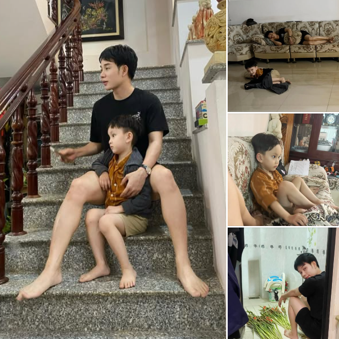 Kể ra Trúc Nhân làm bảo mẫu cũng nhàn, lại còn được cháu trông ngược lại. Kể ra Trúc Nhân làm bảo mẫu cũng nhàn, lại còn được cháu trông ngược lại.