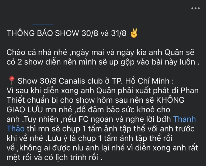 Một số fan tỏ ra thất vọng khi "đầu tàu" FC có thái độ thiếu chuẩn mực.
