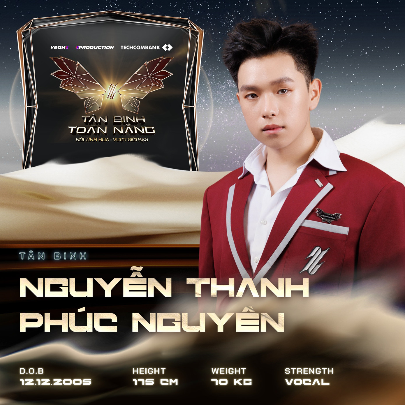 Phúc Nguyên được dự đoán sẽ đến gần hơn với vị trí debut nếu lột xác bản thân hơn nữa. Nguồn ảnh: BTC.