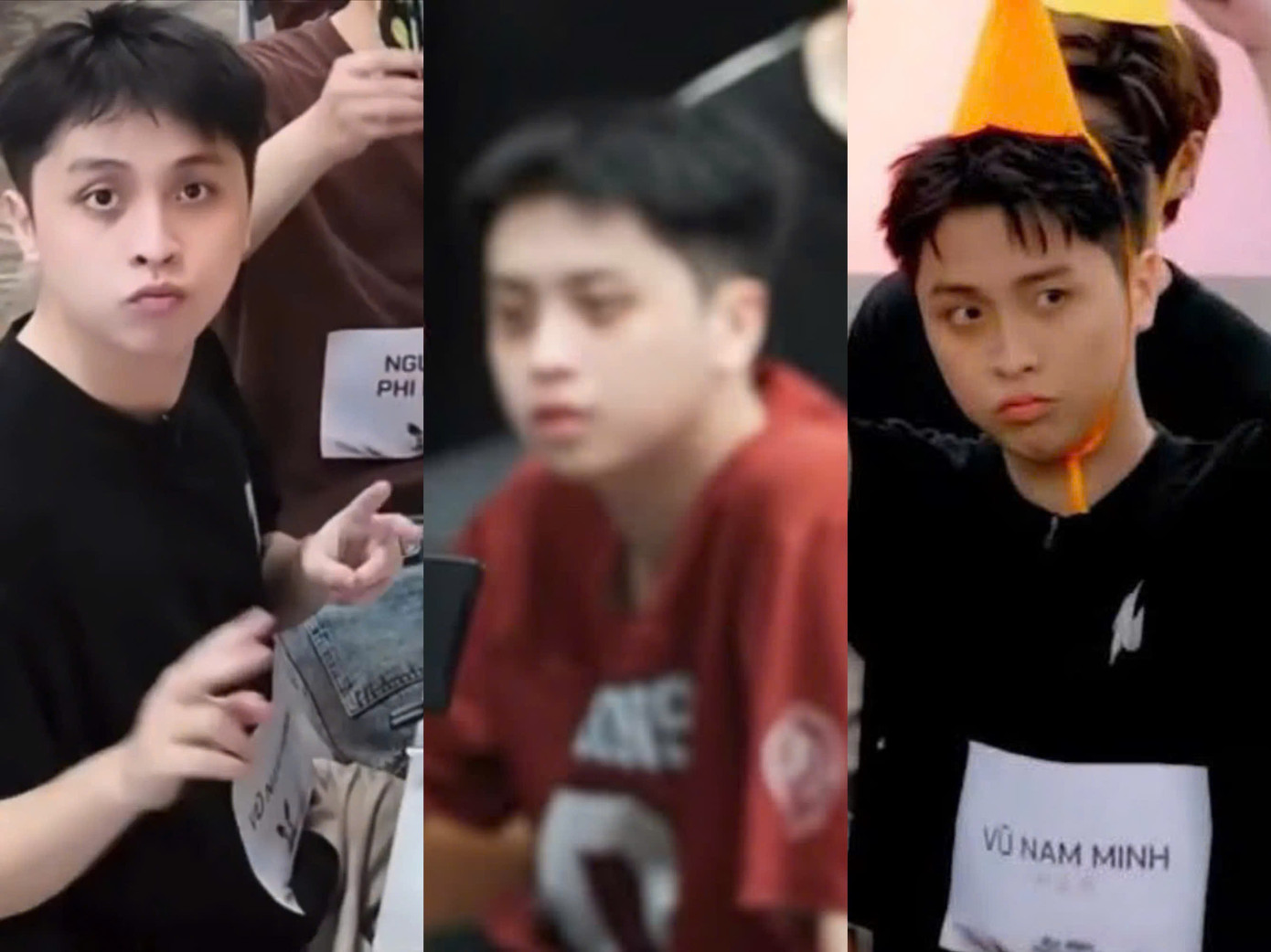 Những khoảnh khắc hậu trường ghi lại hình ảnh anh với gương mệt mỏi, đôi mắt thâm quầng vì làm luận. Những khoảnh khắc hậu trường ghi lại hình ảnh anh với gương mệt mỏi, đôi mắt thâm quầng vì làm luận.