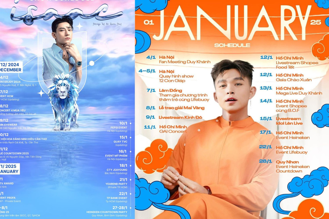 "Anh trai" - "anh tài" hội ngộ: ISAAC và Jun Phạm cùng có lịch diễn countdown trong cùng một sự kiện ở Quy Nhơn, Bình Định vào 28/1. "Anh trai" - "anh tài" hội ngộ: ISAAC và Jun Phạm cùng có lịch diễn countdown trong cùng một sự kiện ở Quy Nhơn, Bình Định vào 28/1.