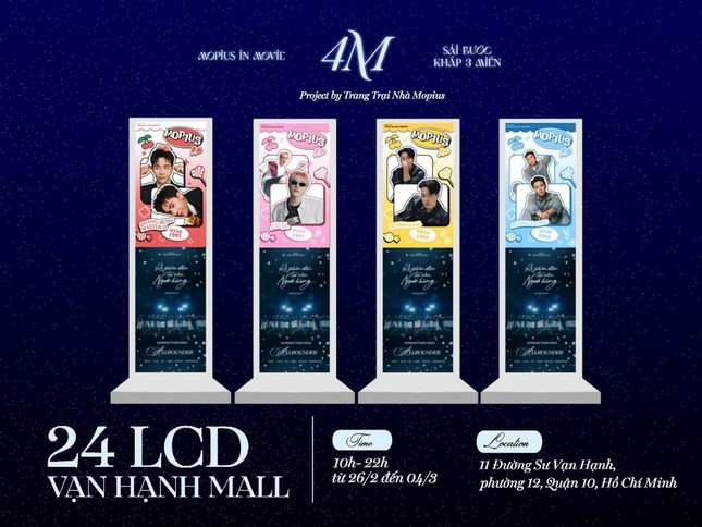 4 FC gồm Goose, SONIC, Dopamine và Muzik bắt tay thực hiện dự án “4M ONLY FOR ATSH MOVIE”, tạo cơ hội kết nối fandom. 4 FC gồm Goose, SONIC, Dopamine và Muzik bắt tay thực hiện dự án “4M ONLY FOR ATSH MOVIE”, tạo cơ hội kết nối fandom.