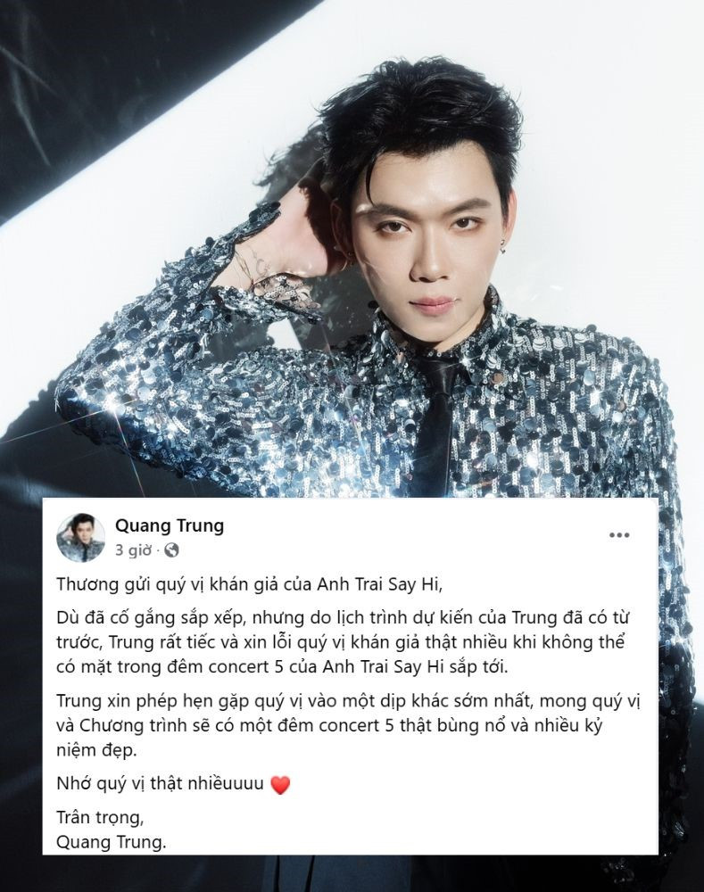 Thông báo mới nhất từ phía Quang Trung.