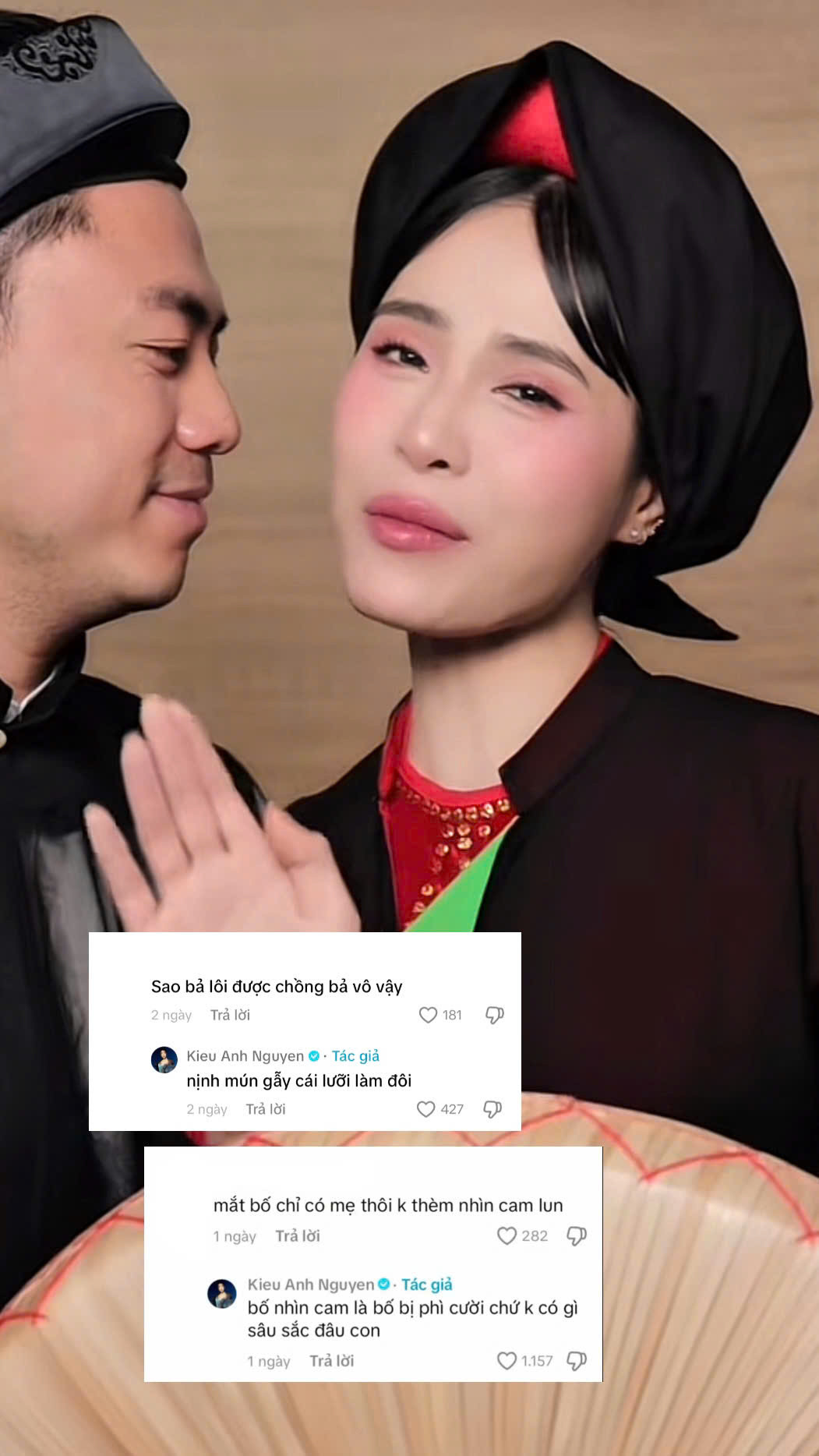 Kiều Anh phản hồi những bình luận "hỏi xoáy đáp xoay" về chồng. Kiều Anh phản hồi những bình luận "hỏi xoáy đáp xoay" về chồng.