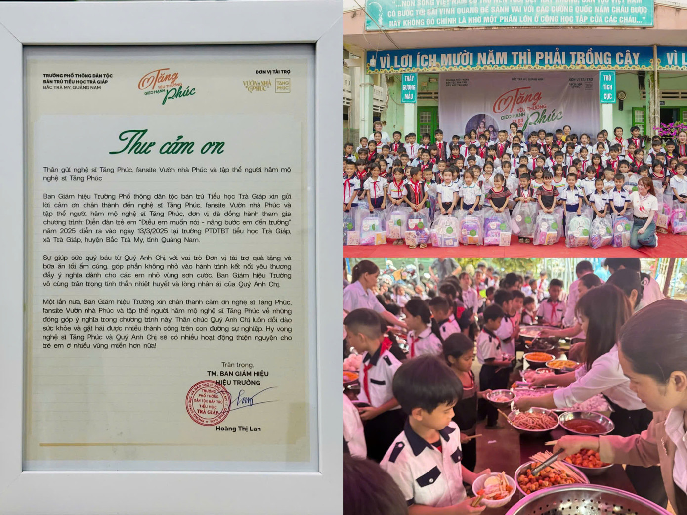 FC Tăng Phúc rủ nhau tham gia chiến dịch tình nguyện đến các vùng xa. Nguồn: @vuon_nha_phuc FC Tăng Phúc rủ nhau tham gia chiến dịch tình nguyện đến các vùng xa. Nguồn: @vuon_nha_phuc