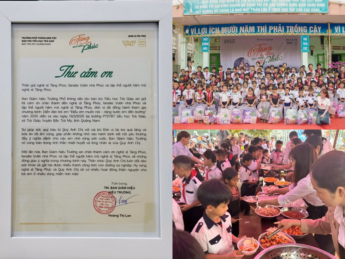 FC Tăng Phúc rủ nhau tham gia chiến dịch tình nguyện đến các vùng xa. Nguồn: @vuon_nha_phuc FC Tăng Phúc rủ nhau tham gia chiến dịch tình nguyện đến các vùng xa. Nguồn: @vuon_nha_phuc