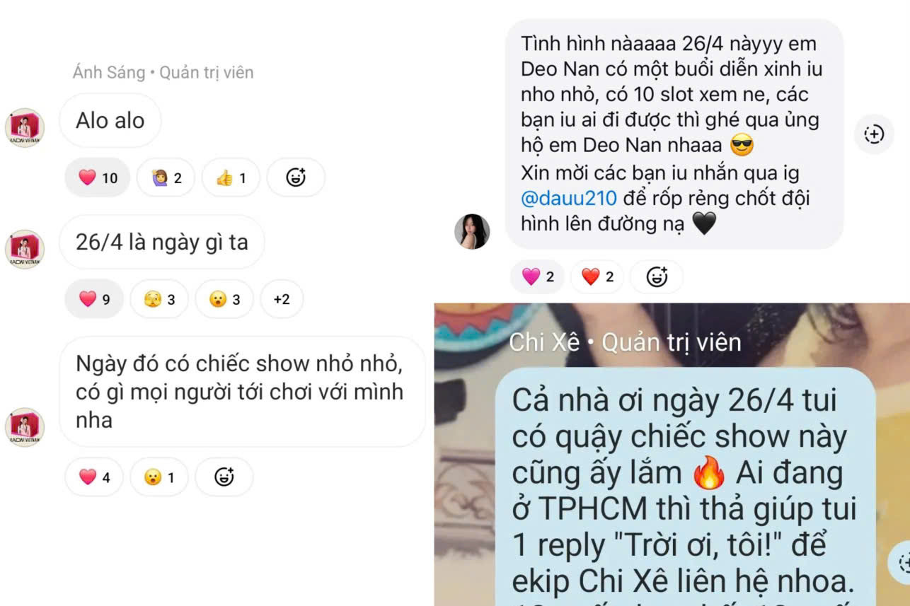 Các ca sĩ tân binh cùng có cuộc hẹn gặp tại TP.HCM vào ngày 26/4 khiến fan tò mò, chờ đợi.