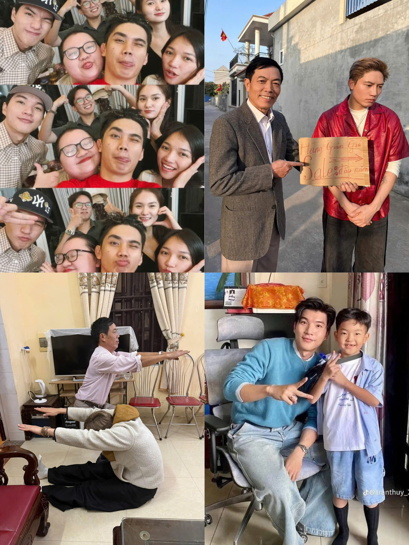 Khoảnh khắc ngày Tết của các nghệ sĩ những ngày qua.